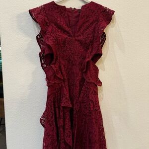 BCBG Mini Dress – Size 0 – Wine Red